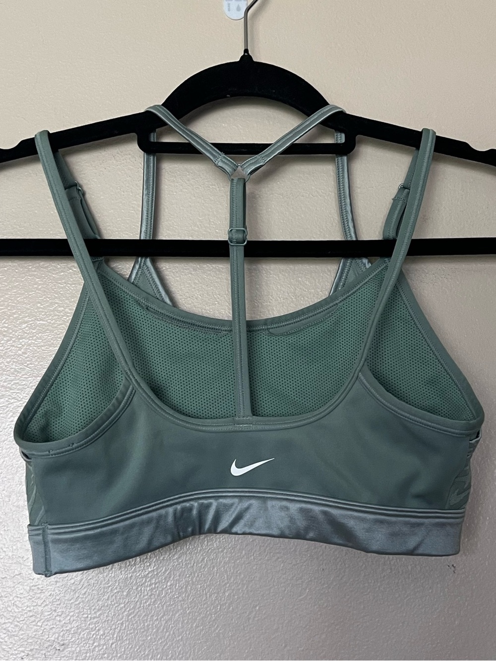 Nike Dri-Fit Sage Green Strappy Sports Bralette - Picture 2 of 3